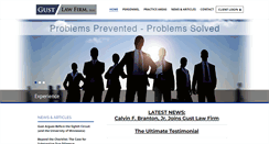 Desktop Screenshot of gustlawfirm.com